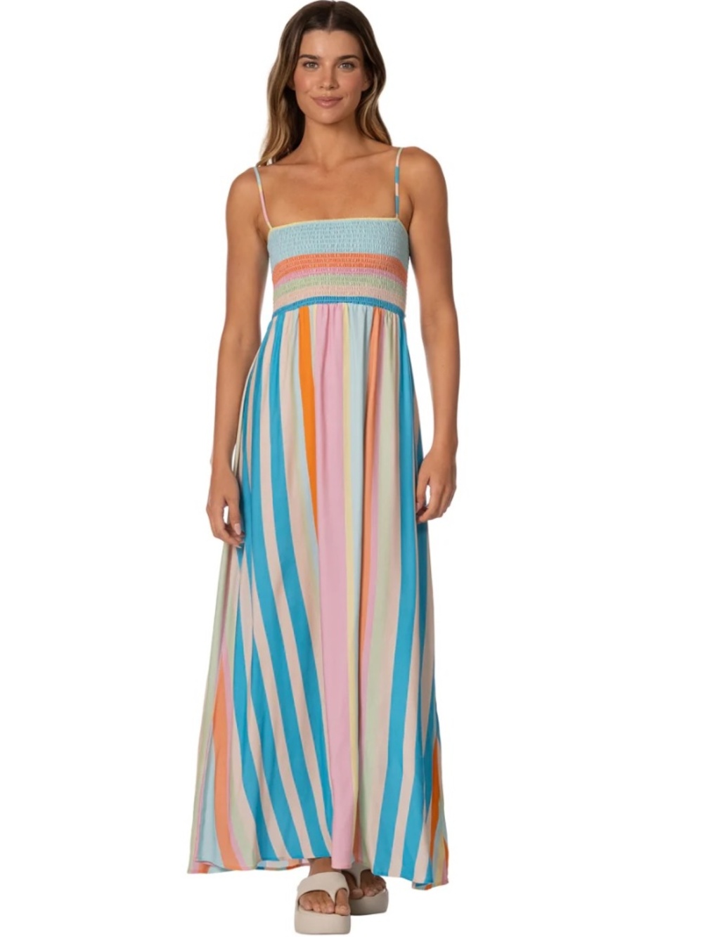 Maaji Deep Sea Lines Ailany Long Dress Medium NWT